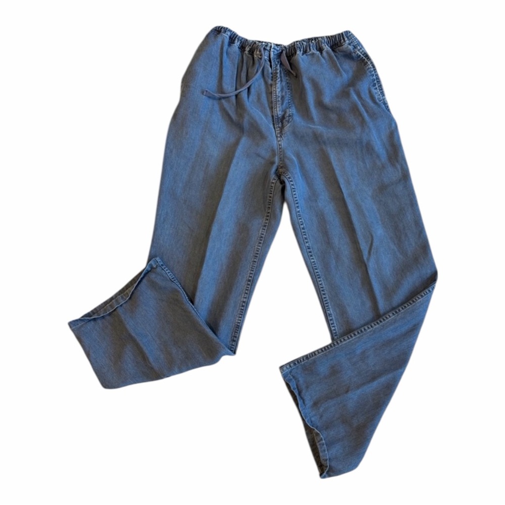 Lord & Taylor 100% Tencel Chambray Pull-On Pants – Size‎ 6